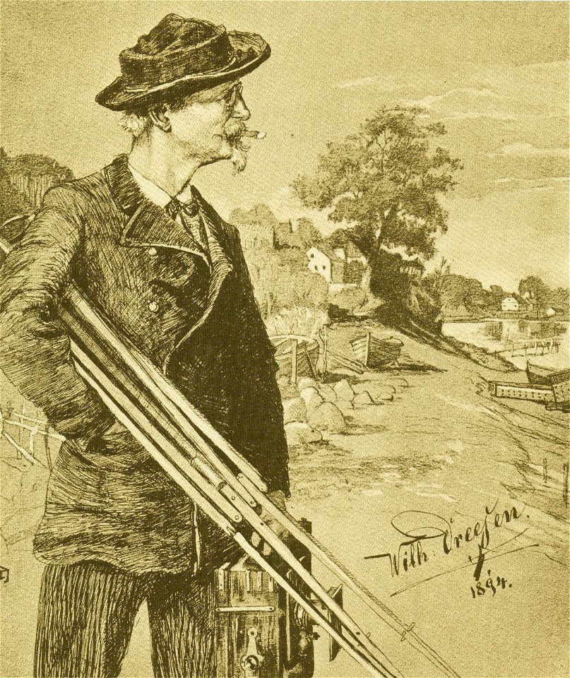 Wilhelm Dreesen- Selbstbildnis (1894)Wd b000