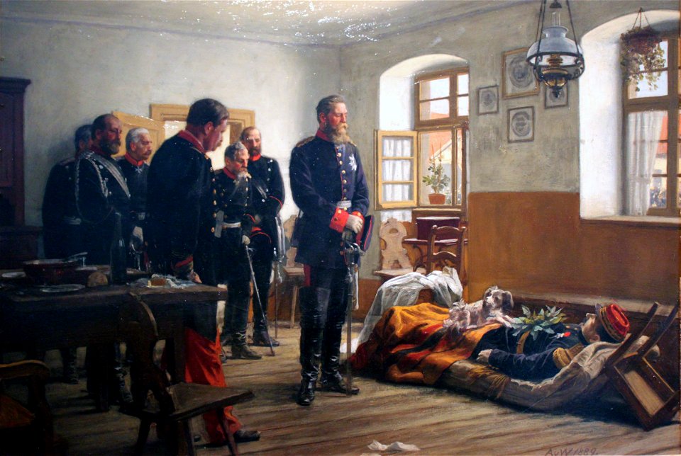 1889 Werner Friedrich Wilhelm an der Leiche Abel Douays anagoria
