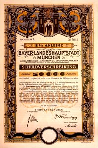 Bayer. Landeshauptstadt München 1923