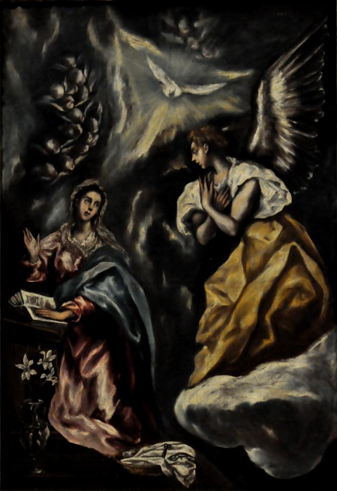 Annunciation by El Greco (Sigüenza Cathedral)