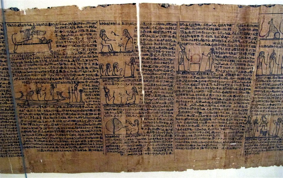 Baso regno o periodo tolemaico, libro dei morti di asetouret, forse da tebe, 04