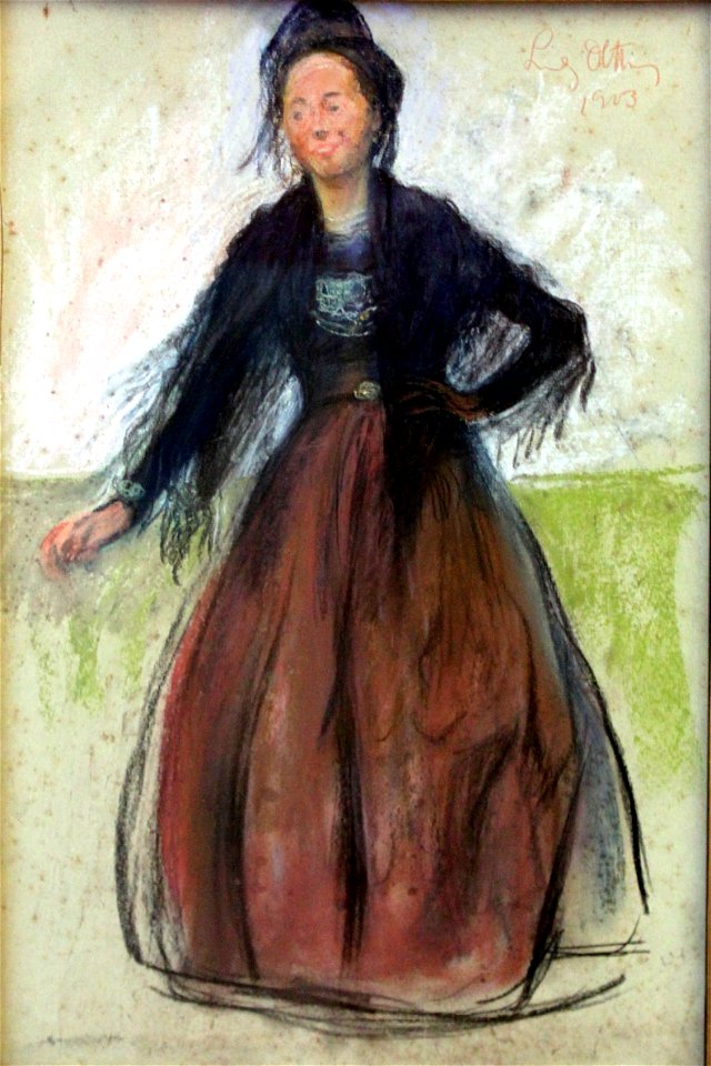 1903 Dettmann Insel-Friesin in Tracht anagoria