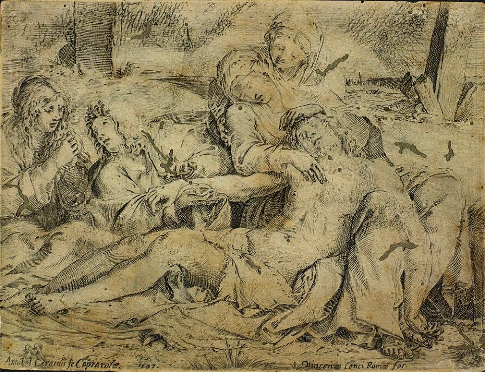 Annibale Carracci - Pietá ou Cristo de Capiarola
