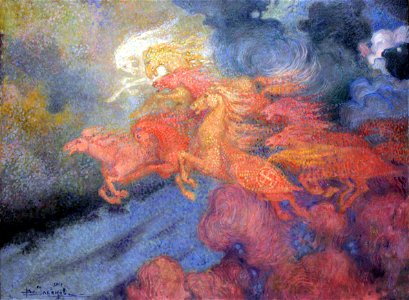 1917 Ulyanov rote Pferde anagoria