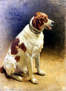 1894 Repin Hund anagoria. Free illustration for personal and commercial use.