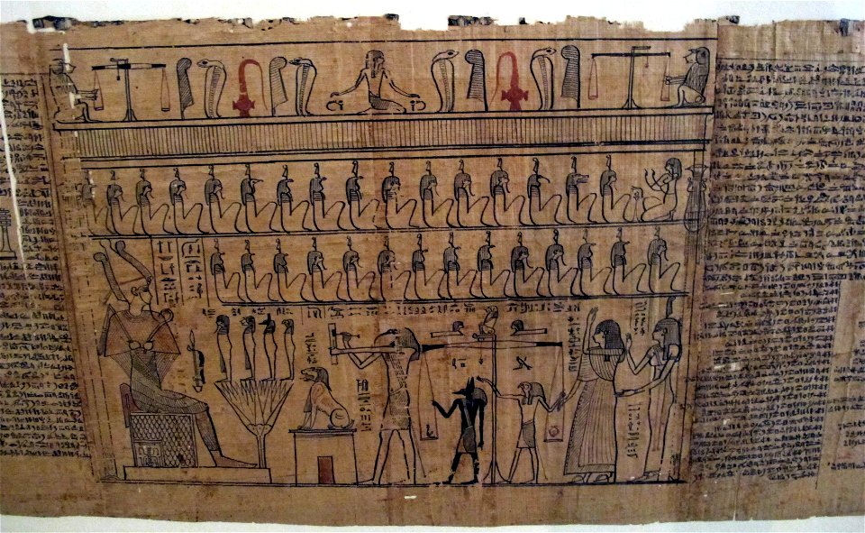 Baso regno o periodo tolemaico, libro dei morti di asetouret, forse da tebe, 03