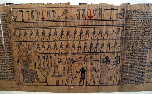 Baso regno o periodo tolemaico, libro dei morti di asetouret, forse da tebe, 03