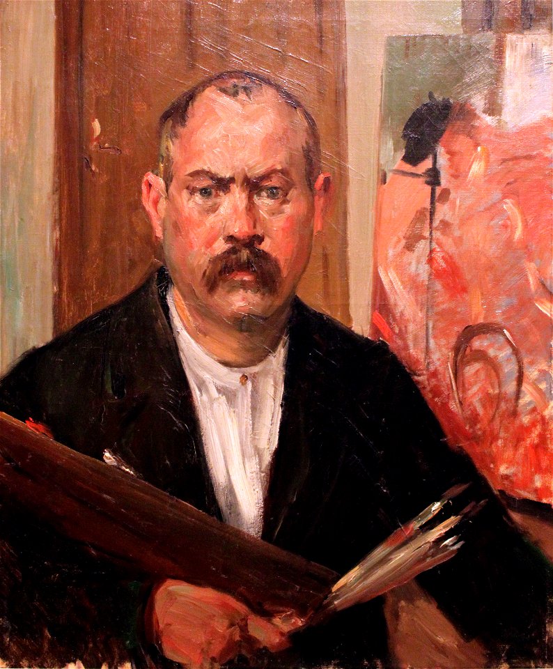 1900 Corinth Selbstportrait ohne Kragen anagoria