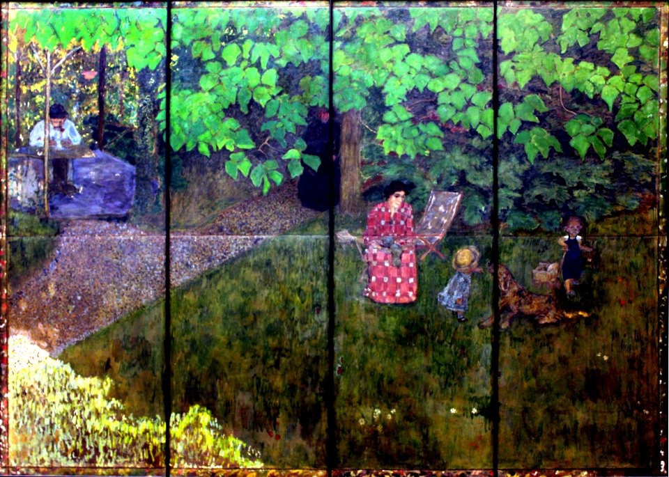 1896 Bonnard Familie des Komponisten Claude Terrasse anagoria