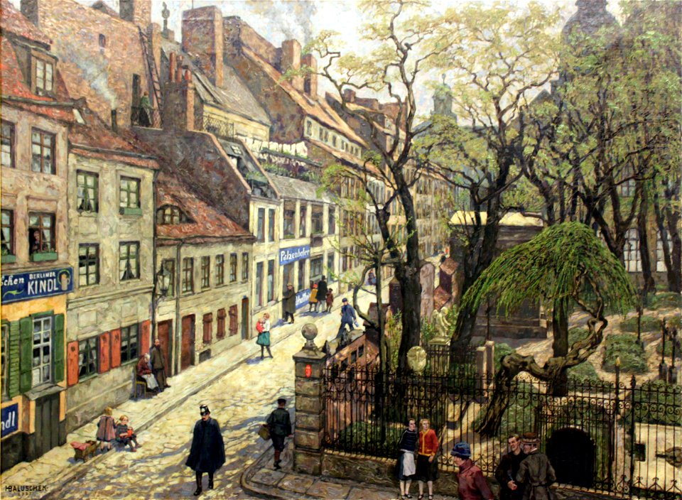 1927 Baluschek Alt-Berlin Waisenstrasse anagoria