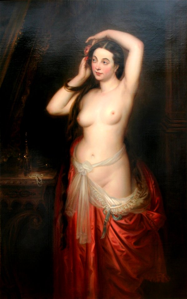 Antoine Wiertz - Rosine à sa toilette