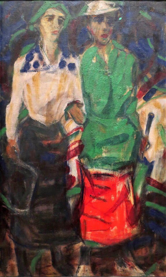 1917 Rohlfs Zwei Mädchen
