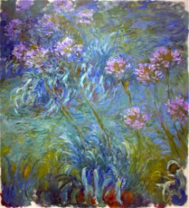1914-26 Claude Monet Agapanthus MOMA NY anagoria