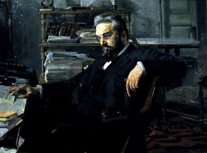 1896-97 Vrubel Portrait Konstantin Artsybushev anagoria