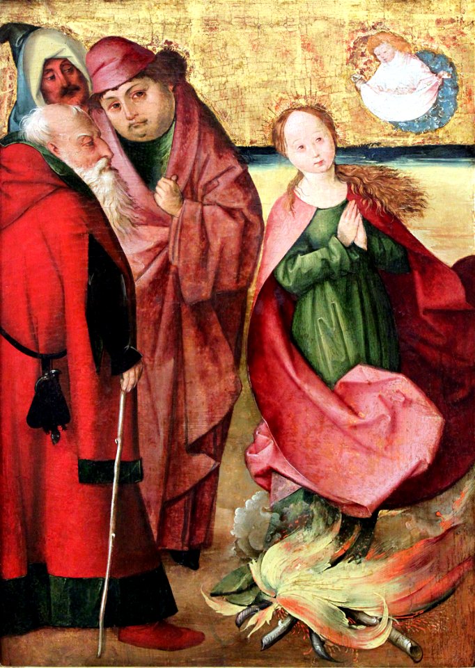 1510 Heilige Apollonia im Feuer anagoria