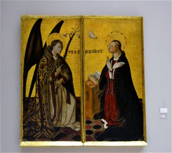 Anunciació atribuïda a Jacomart, museu de Belles Arts de València