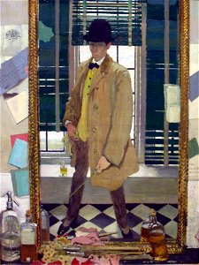 1910 Orpen Selbstportrait anagoria. Free illustration for personal and commercial use.