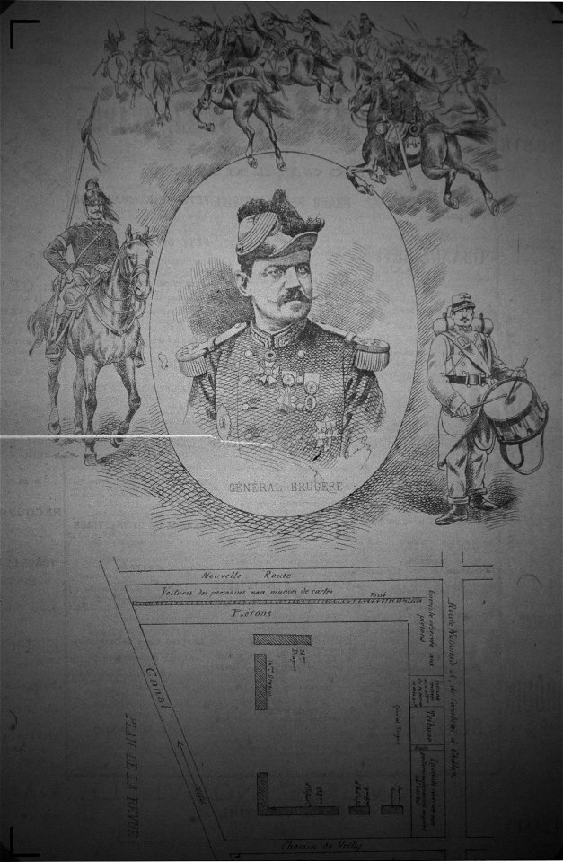 1901 grandes manoeuvres de l'est Brugère 05020