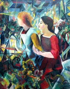 1913 Macke Zwei Mädchen anagoria