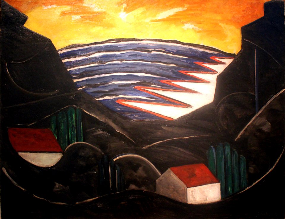 1914 van Heemskerck Landschaft, Bild I, anagoria