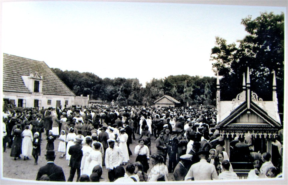 1918. Village festival in Orlovo (Melitopolskyi Raion, Zaporizhia Oblast, Ukraine)
