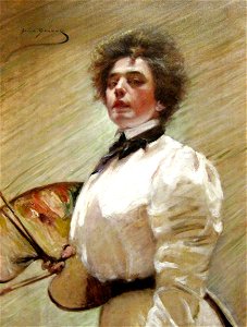 Self-Portrait with Palette