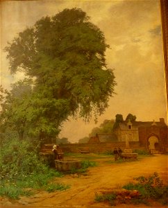 336 Théophile Deyrolle Le manoir de Locamand 1883