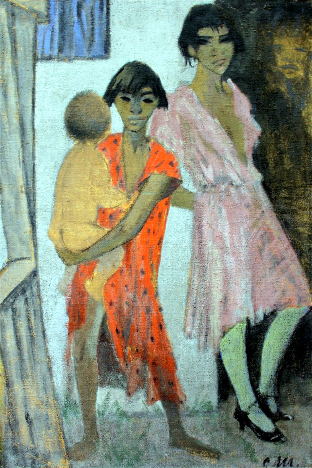 1927 Mueller Stehende Zigeunerkinder anagoria