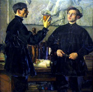 1930 Nesterov Portrait P.D. und A.D. Korin anagoria