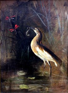 1899 Lenbach Fischreiher und Salamander anagoria