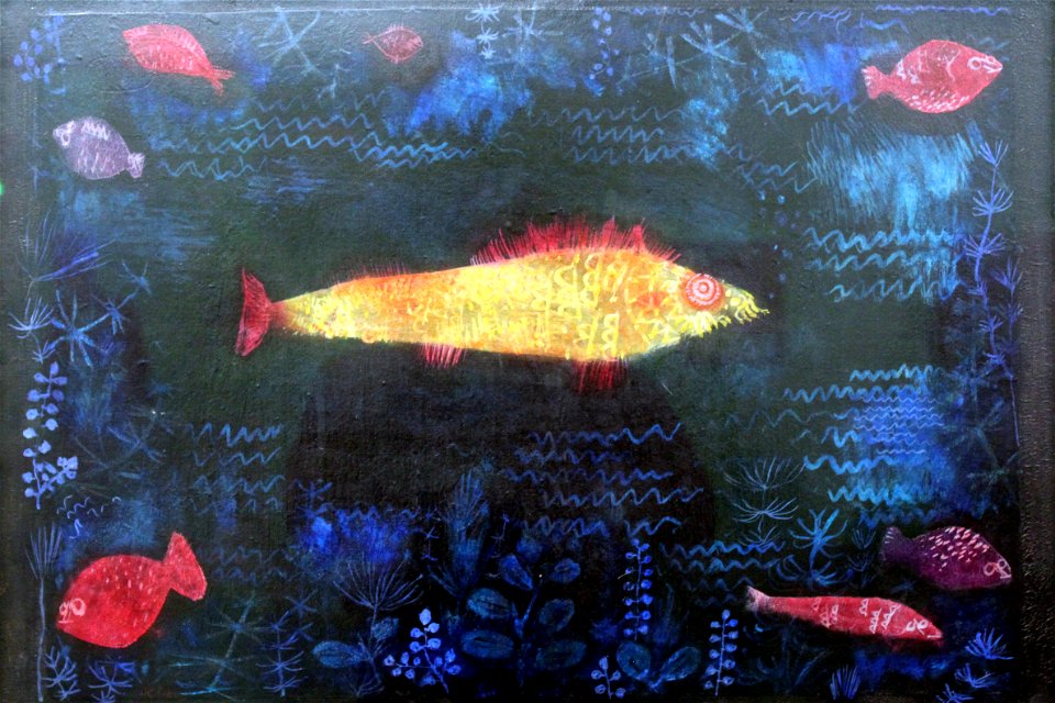 1925 Klee Der Goldfisch anagoria