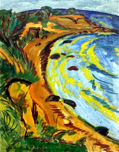 1913 Kirchner Bucht an der Fehmarnküste anagoria