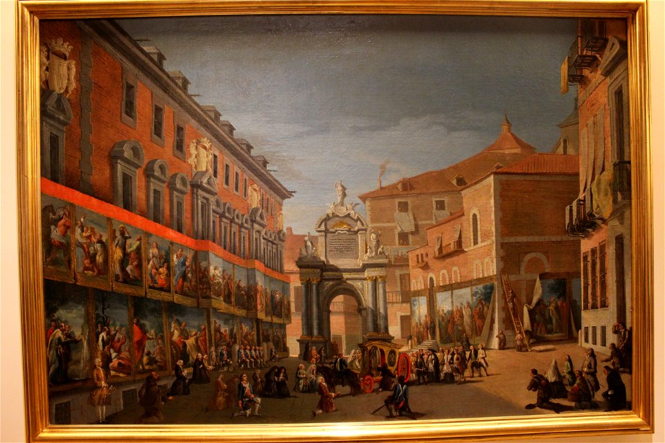 Arco de triunfo de Santa María en la calle Mayor. Museo de Historia de Madrid
