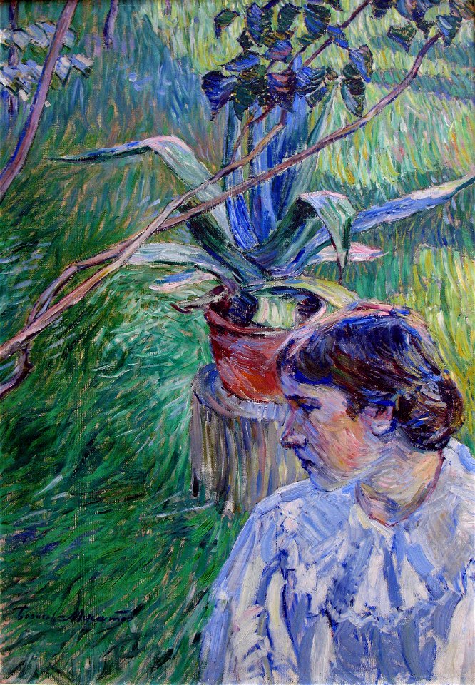1897 Borissow-Mussatow Maedchen mit Agave anagoria