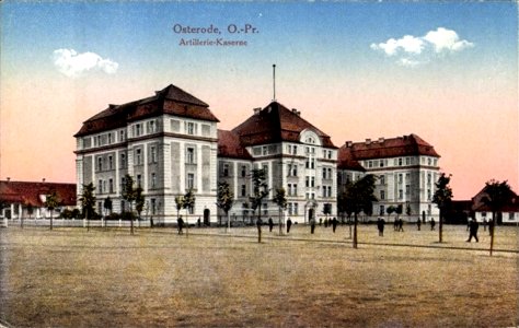 Artillerie-Kaserne Osterode - Postkarte 1910