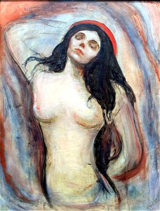 1894 Munch Madonna anagoria. Free illustration for personal and commercial use.