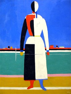 1928-32 Malevich Frau mit Harke anagoria
