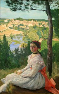 Bazille-La vue de village
