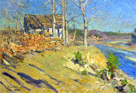 1909 Korovin Herbstliche Landschaft anagoria