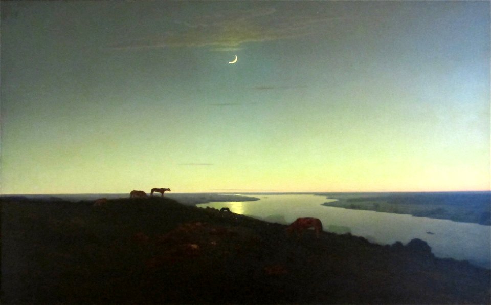 Arkhip Kuindzhi, notturno, 1905-1908