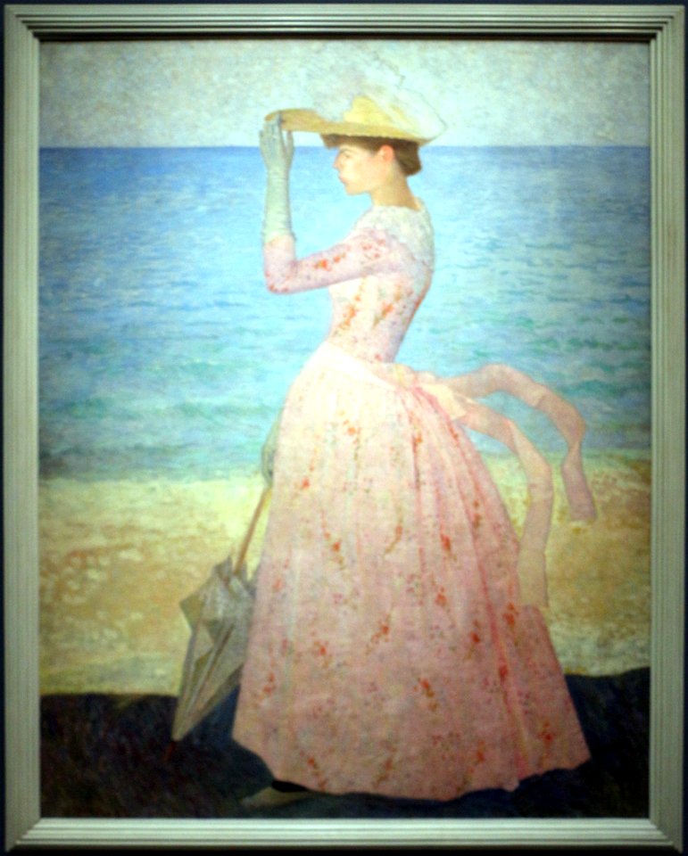 Aristide maillol, la donna con l'ombrello, 1895 ca