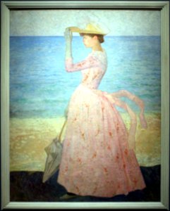 Aristide maillol, la donna con l'ombrello, 1895 ca
