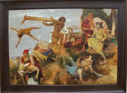Arnold böcklin, orlando furioso, 1901, 01