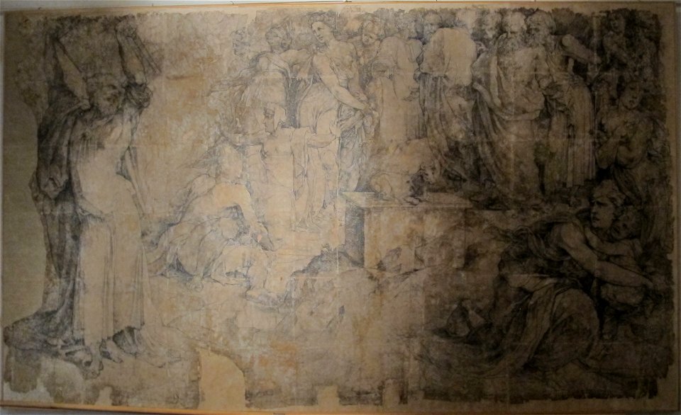 Beccafumi, cartone per pavimento duomo diena, 1529-1531, 06