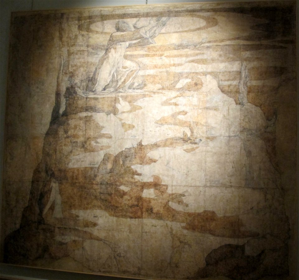 Beccafumi, cartone per pavimento duomo diena, 1529-1531, 02