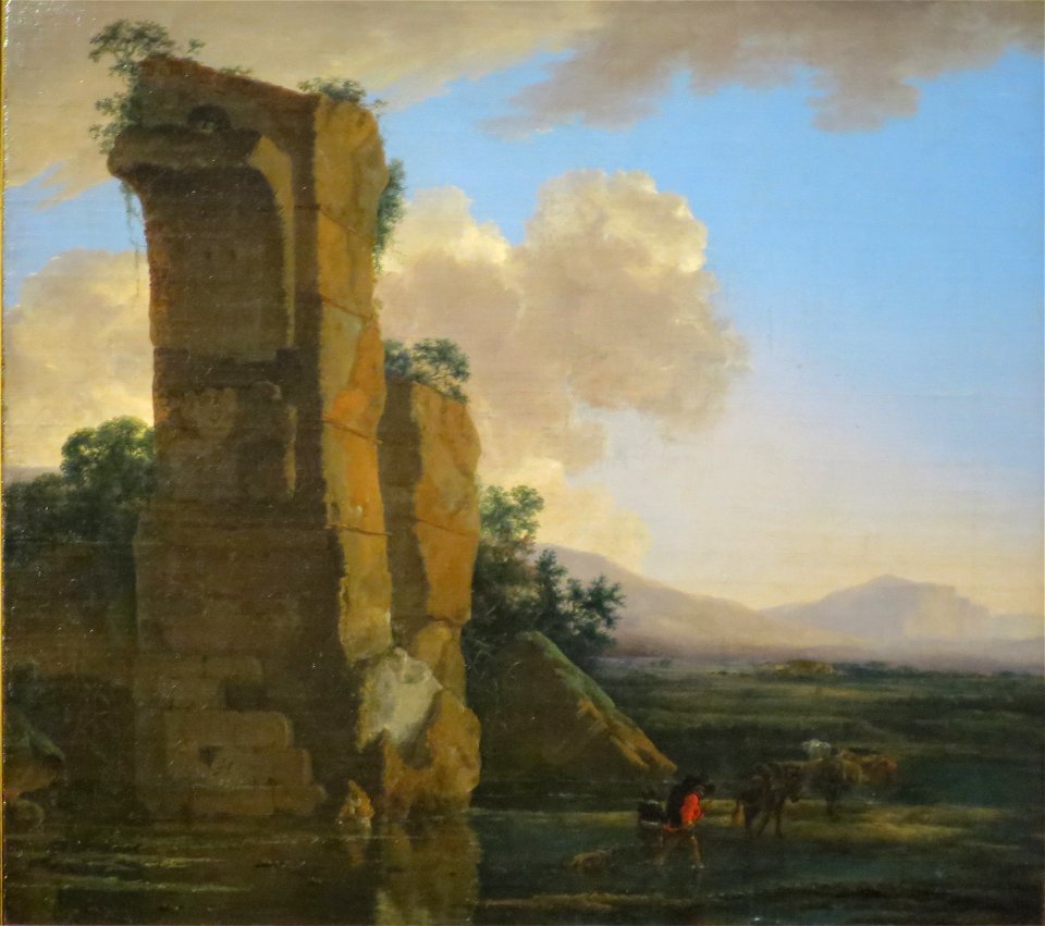 'Italian Landscape' by Jan Asselijn, Pushkin Museum
