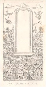 1er bas-relief de l'hôtel du Bourgtheroulde