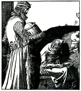 Arthur-Pyle King Arthur findeth ye old woman in ye hut