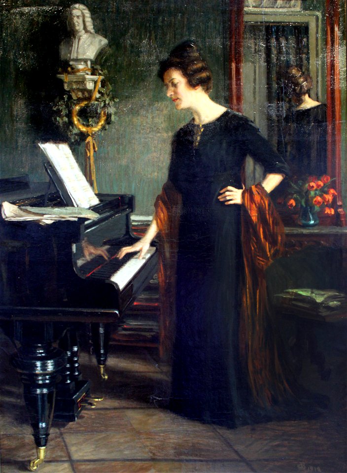 1912 Bantzer Portrait Emmi Leisner anagoria