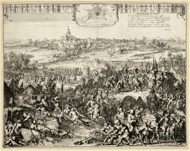 Belegering en verovering van Naarden door de prins van Oranje, 12 september 1673. NL-HlmNHA 53009052